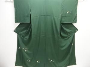 清原鵬彩　吹き寄せ模様刺繍訪問着